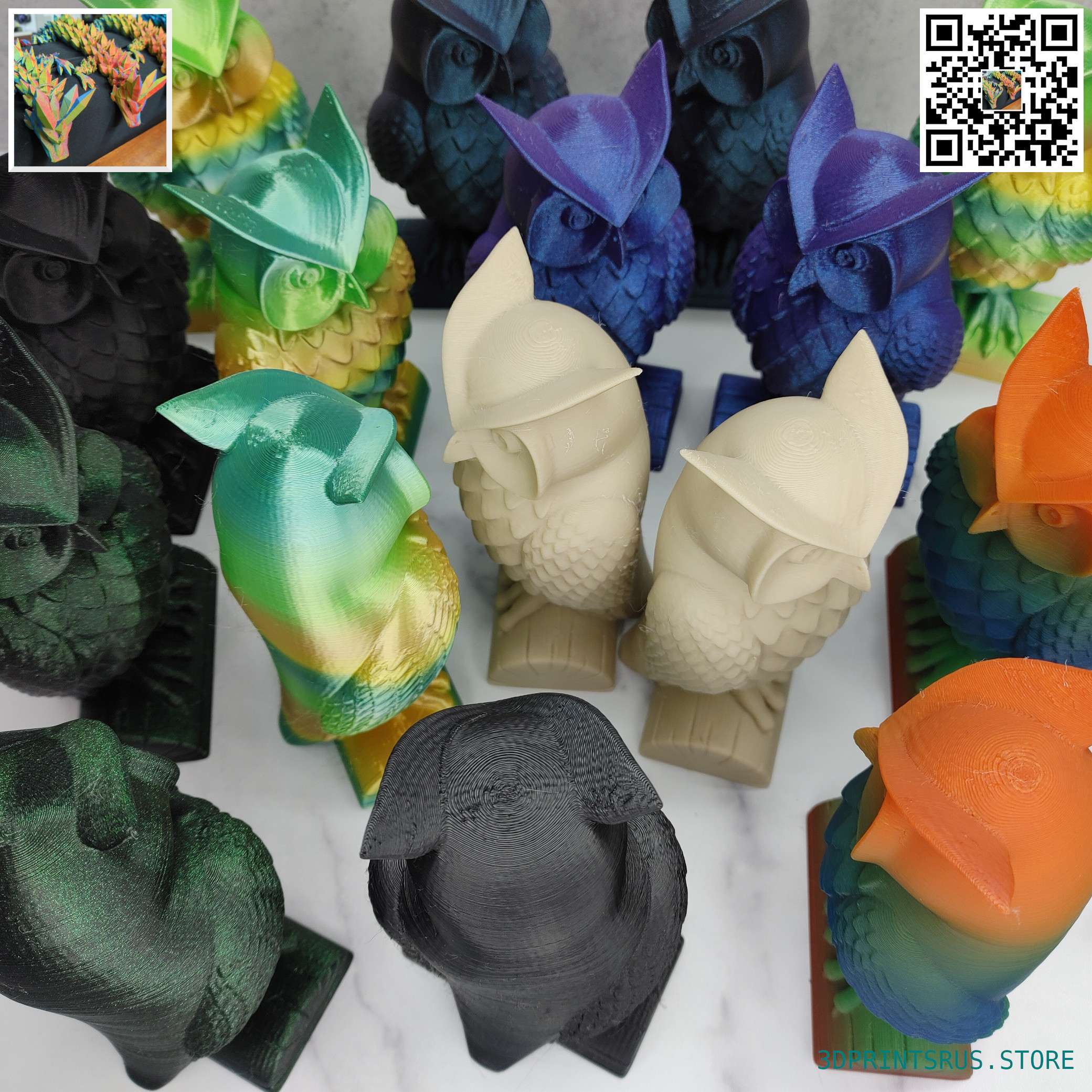 Owlies (Left/Right Facing)