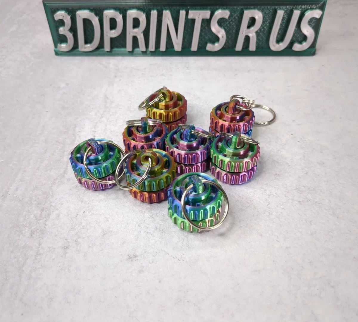 Impossible Gear - Keychain Multicolored